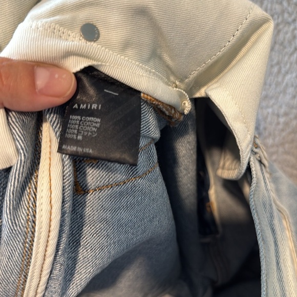 AMIRI Men Printed Safari Straight Jean size 36 inseam 35" - Picture 10 of 10